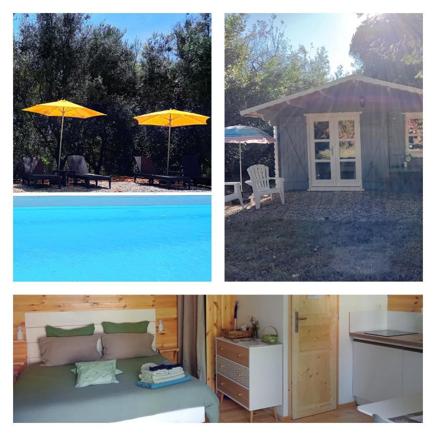 Chalet "Le Petit Olivier" Gites Appart 'Hotel L'Echappee Belle D'Aubenas Logement 2 Sur 3 Екстер'єр фото