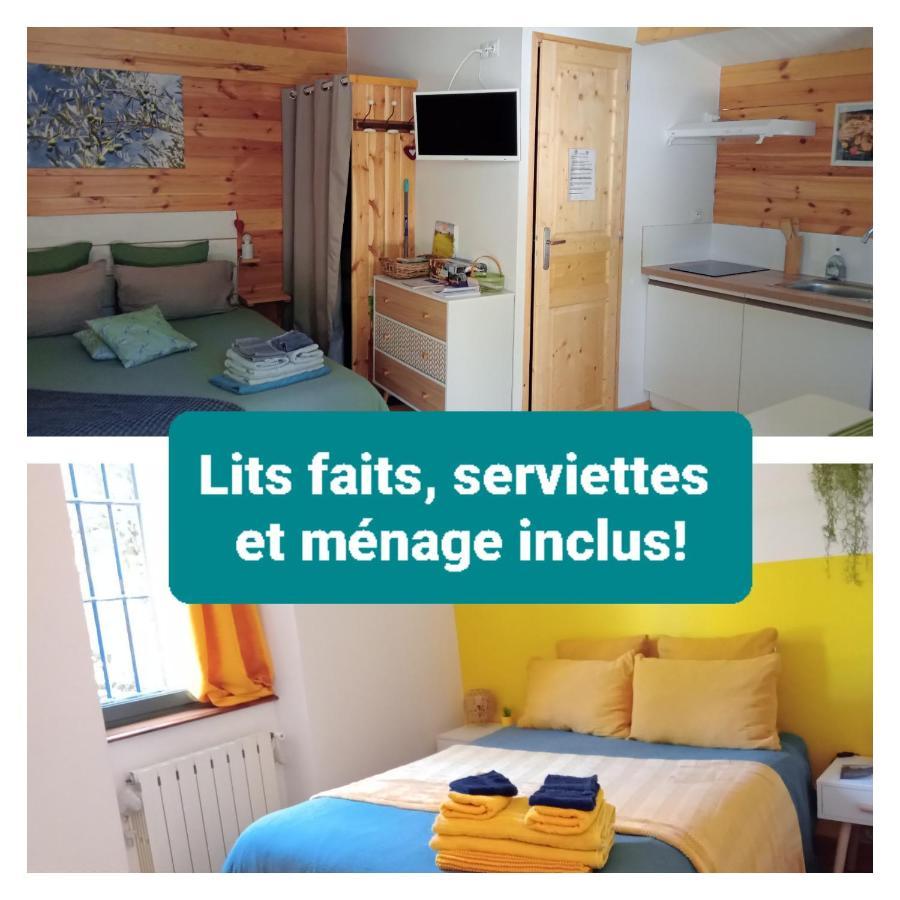 Chalet "Le Petit Olivier" Gites Appart 'Hotel L'Echappee Belle D'Aubenas Logement 2 Sur 3 Екстер'єр фото